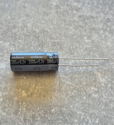 Nichicon 3300uF 6,3V HE  ELKO Kondensator Radial Menge Wählbar 1-10 Stück