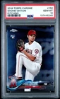 2018 SHOHEI OHTANI ANGELS PSA 10 TOPPS CHROME PITCHING ROOKIE CARD #150