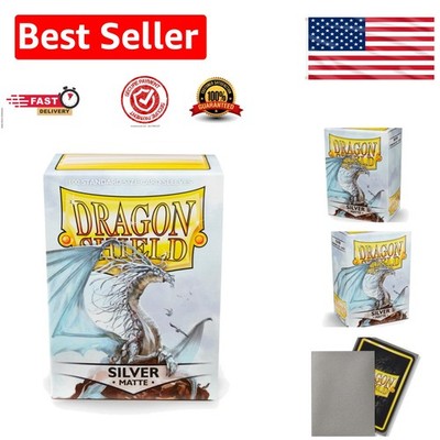 100 Count Silver Matte Sleeves - Superior Card Protection for Magic &  Pokemon | eBay