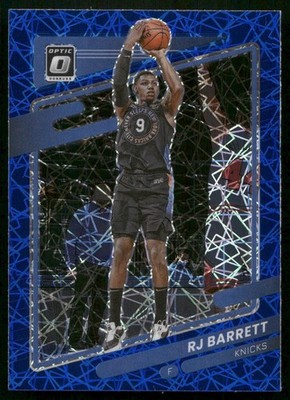 RJ Barrett - 2021-22 Panini Donruss Optic Basketball - Blue Laser Prizm #63