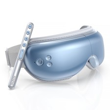 RENPHO Eye Massager with Heat and Cooling for Migraines Voice Control Eye Mask