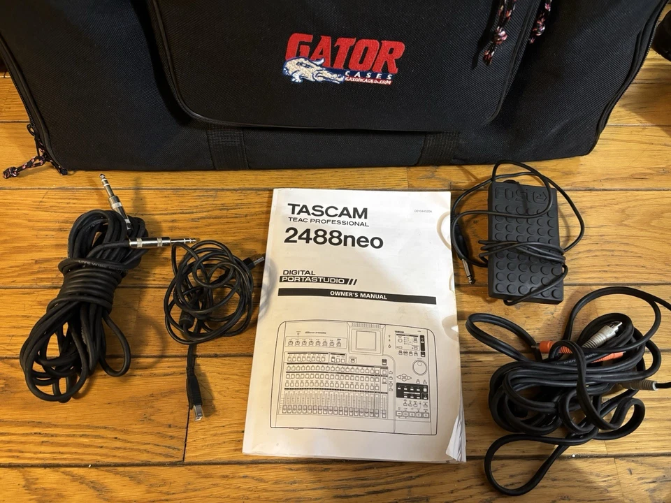 TASCAM 2488neo Digital Portastudio 24-track/24-bit CD/RW Recorder Case Manual - Image 4 of 4
