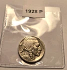 1928-P Buffalo Nickel (A051)- Full date fully shown