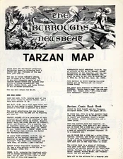 Burroughs Newsbeat Fanzine #32 VF 1974 Stock Image