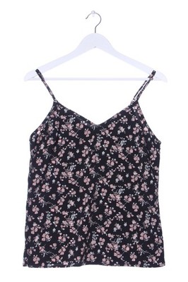 LOFTY MANNER Trägertop Damen Top Gr. DE 36 schwarz-pink Casual-Look