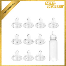Baby Bottle Nipples, Silicone, Compatible with Dr Brown's Narrow Bottles, 6