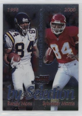 2000 Bowman Chrome By Selection Sylvester Morris Randy Moss Rookie RC HOF v9t