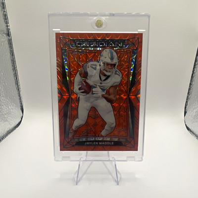 2024 Panini Obsidian Football Jaylen Waddle #119 Int’l Orange Mosaic /24