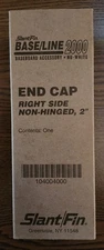 Slant Fin Right Side End Cap Non-hinged, 2" For Baseboard Heater