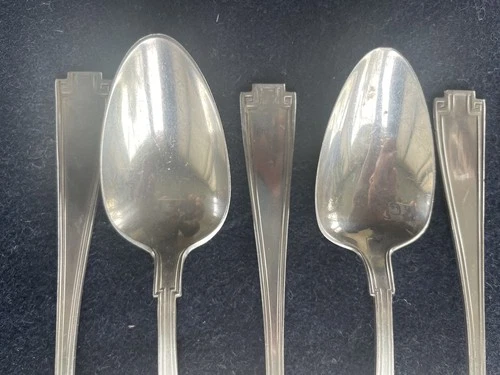 5 Etruscan by Gorham Sterling Silver Teaspoons Spoon 5 7/8" No Mono!