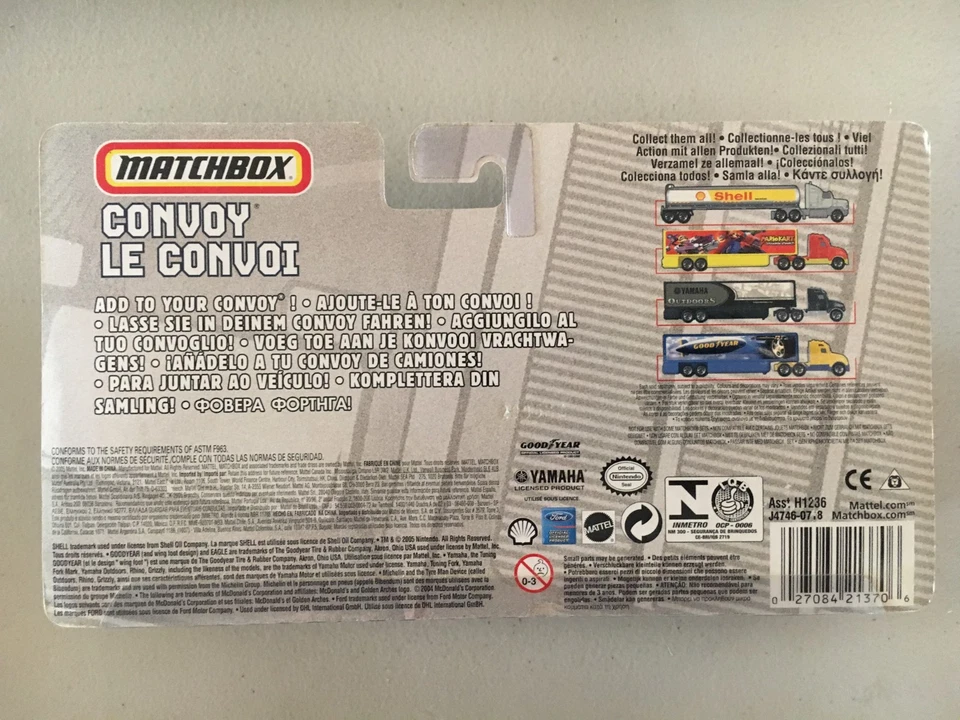 2005 GOOD YEAR BLIMP Matchbox Convoy Tractor Cab Semi Diecast NEW SEALED - Image 3 of 3
