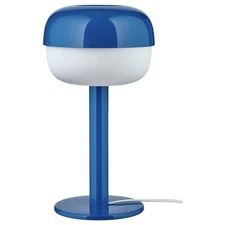 IKEA BLÅSVERK BLASVERK Table Lamp, Blue (805.209.21) NEW