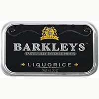 Barkleys Liquorice Pastillen Mit Lakritz In Einer Metalldose 50G