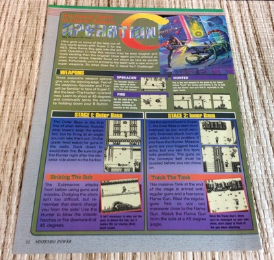 Operation C Nintendo Gameboy Print Ad Poster 8.5x11 Art (Frame Not Included)