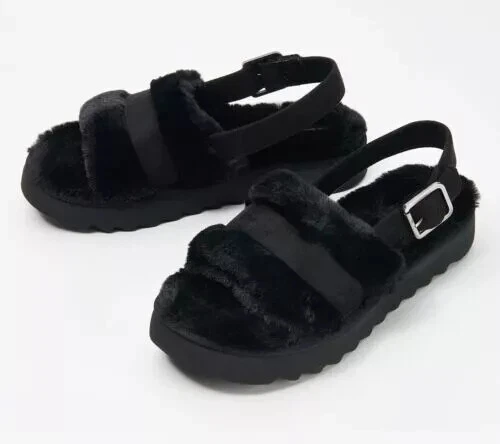 Pantofola sandalo Koolaburra di UGG nero taglia 5 M