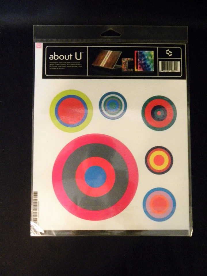 Skinit- Multi-Color Circles Laptop/Electronics Decal Kit 12 Vinyl Decals-About U - Image 2 of 2