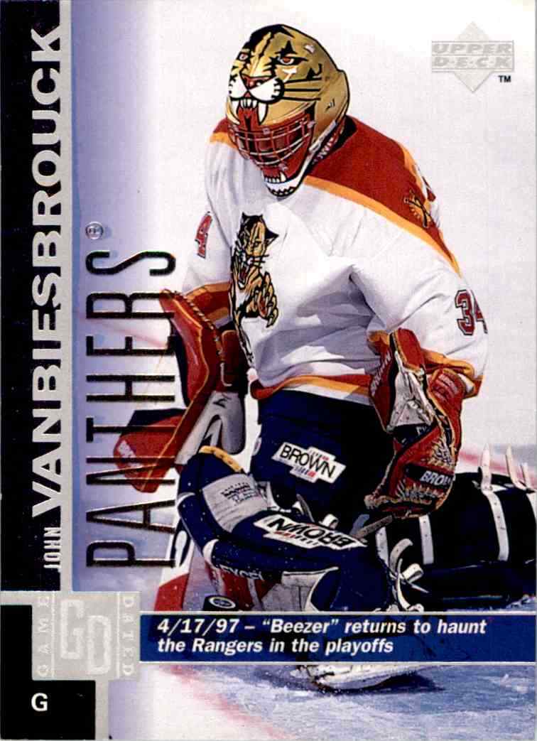 1997-98 Upper Deck Game Dated John Vanbiesbrouck #72
