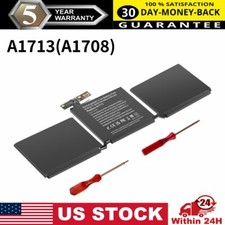   A1713 A1708 Battery For MacBook Pro 13" inch Late 2016 Mid 2017 EMC 2978 54.5Wh