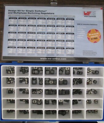 Power Inductors Design Kit Würth Elektronik SMT 35 different values Isat 13A max