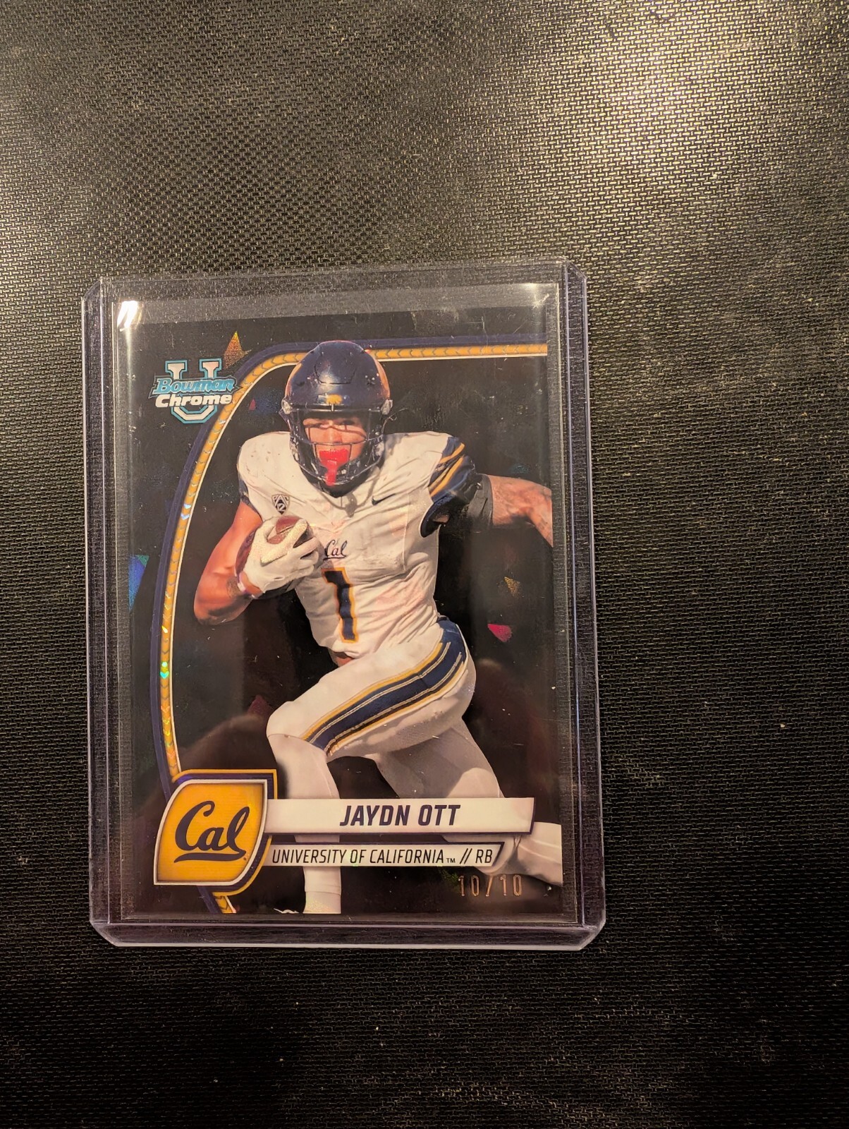 Jaydn Ott 2024 Bowman Chrome U Sapphire Black 10/10 Rookie Card