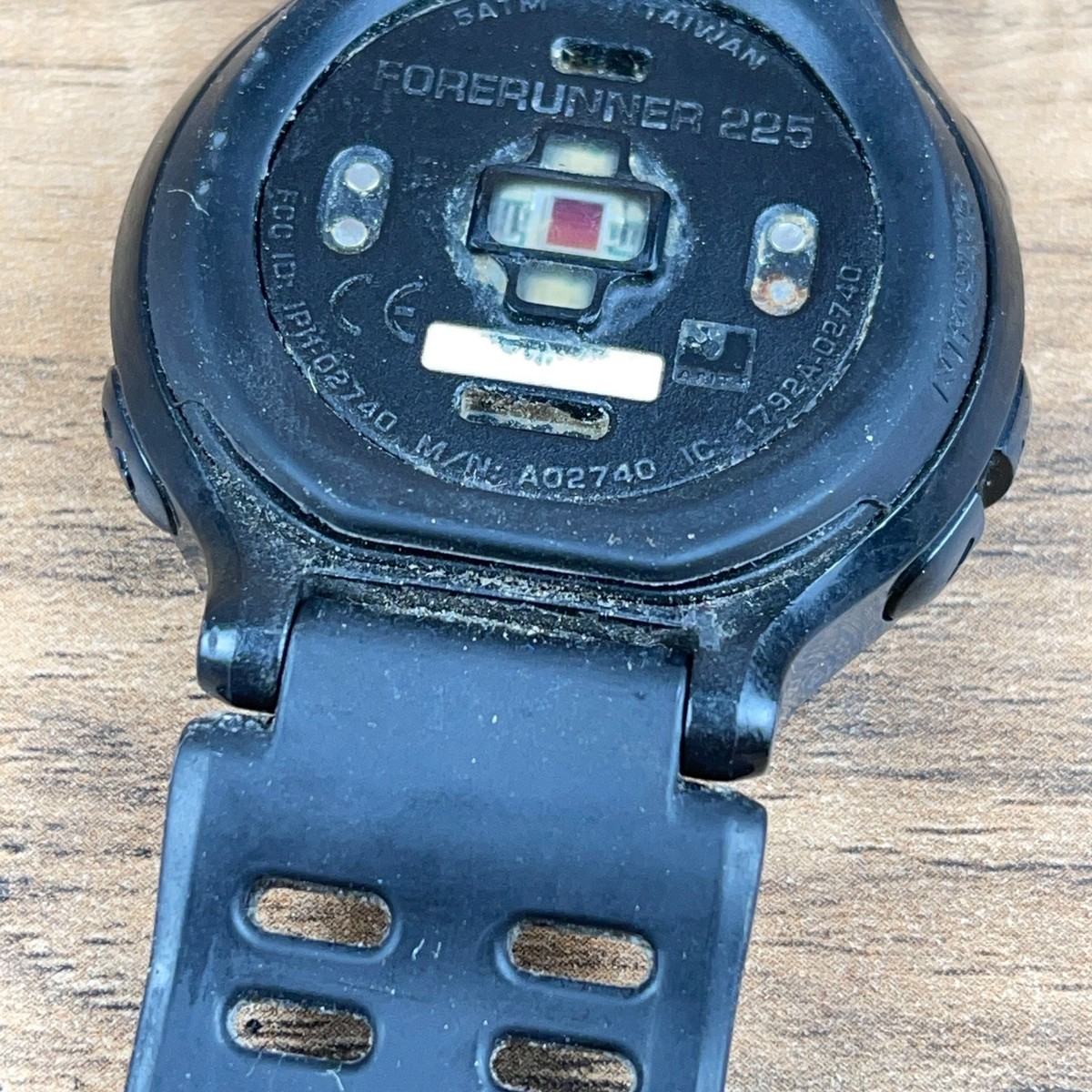 Garmin Forerunner 225 Black Heart Rate Monitor GPS Watch For Parts 