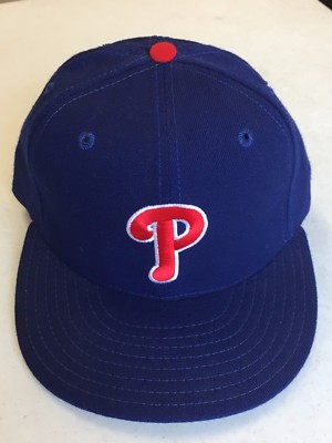 PHILADELPHIA PHILLIES  BLUE WITH RED P 5950 MLB NEW ERA FITTED HAT FREE SHIPPING