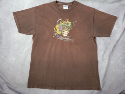 2009 Zinfandel Wine Festival San Francisco T Shirt Brown Large Art Y2K