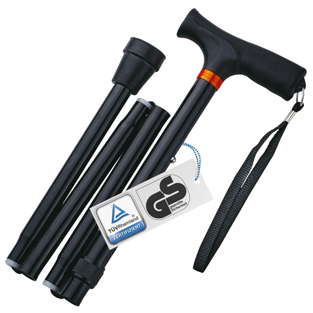 Weinberger Gehstock faltbar Klappstock Gehhilfe Spazierstock Reisestock - Neu