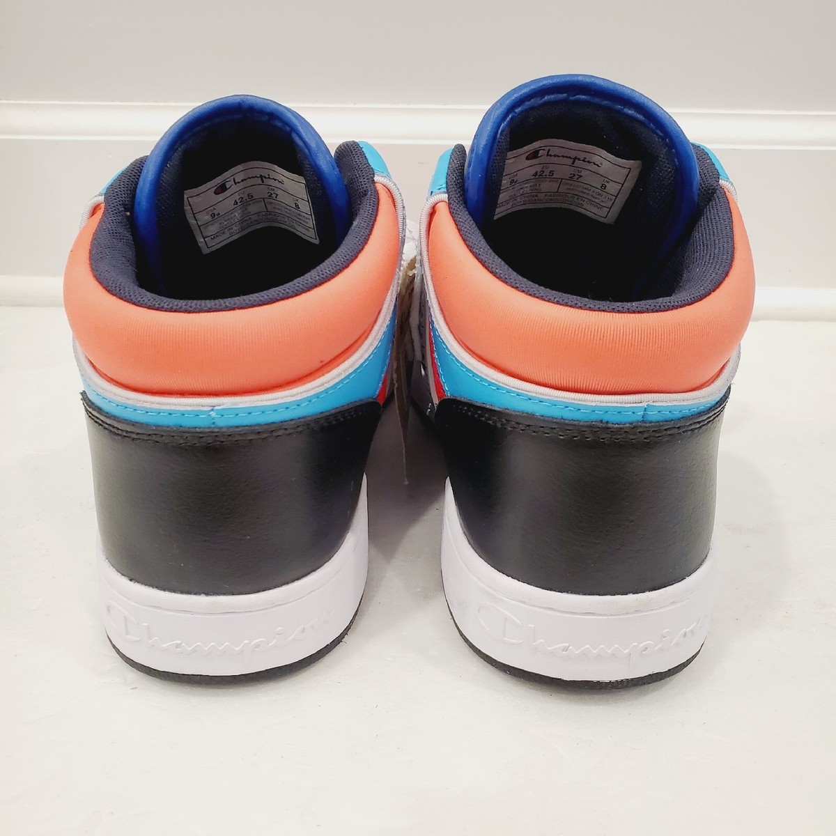 Champion 3 on 3 High Top Sneakers Red Blue Multicolor