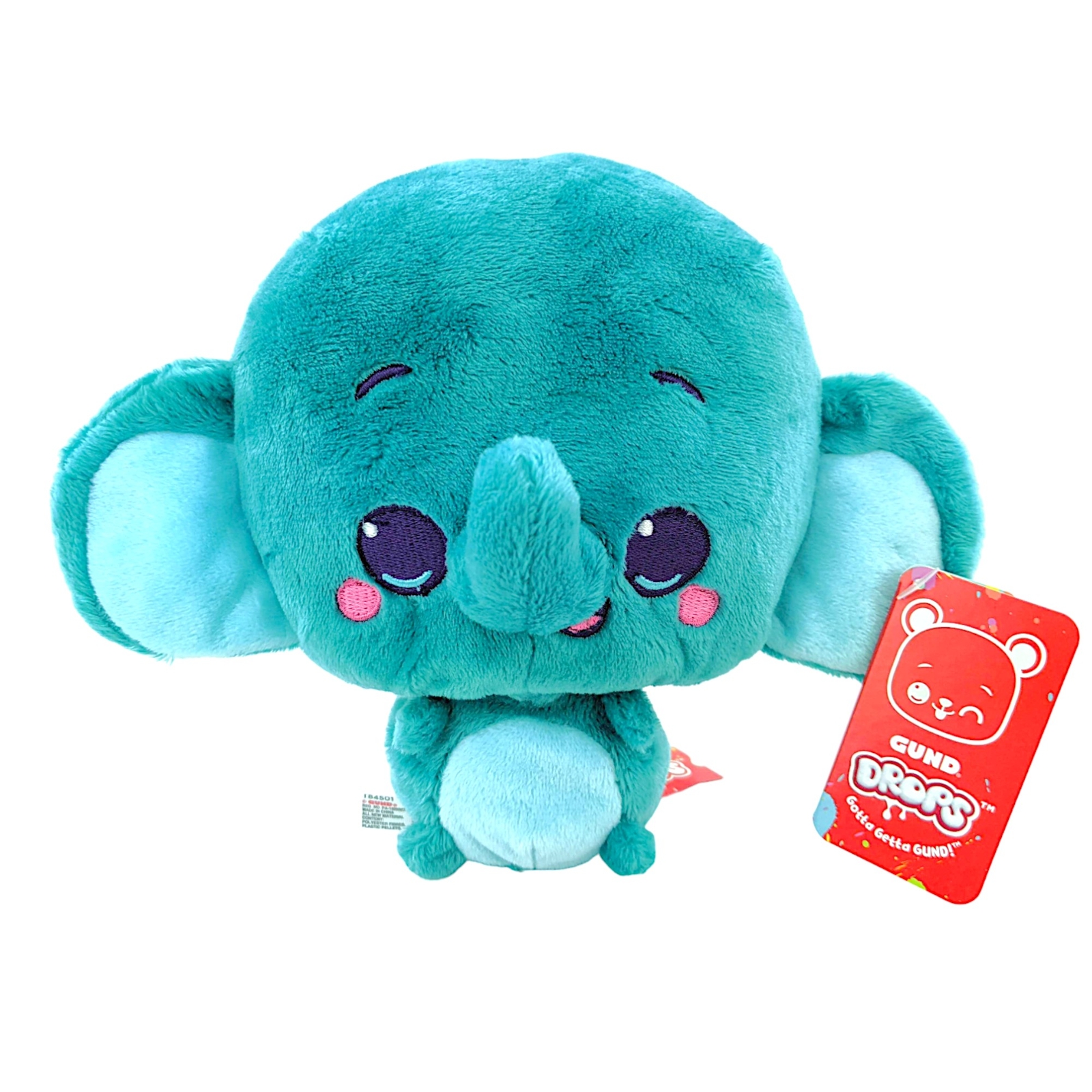 Gund Drops Tony Trunks 15cm plush elephant calf soft toy