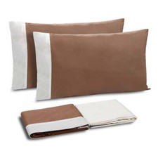 COMPLETO LENZUOLA IN COTONE CON BORDO A CONTRASTO - JUDO COTTON JOY BY DEA