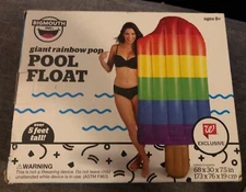 Big Mouth, Inc. GIANT RAINBOW POP POOL FLOAT NIB