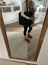 Prada Shopper Schwarz Gold Handtasche Tasche Ledertasche Leder 