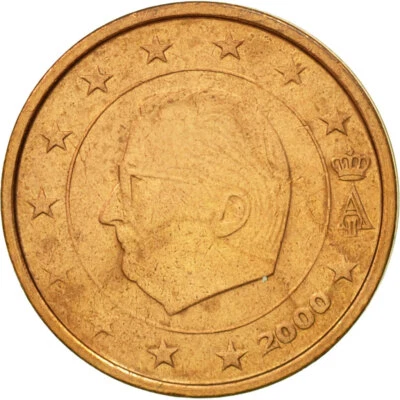 [#582312] Belgique, 2 Euro Cent, 2000, TTB, Copper Plated Steel, KM:225 - Photo 1/2