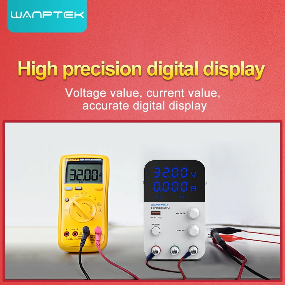 3010 60V 5A 10A Laboratory Adjustable DC Bench Power Supply Variable LCD Display - Image 2 of 4