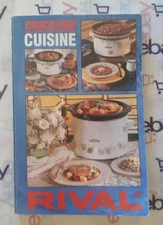 Crock Pot Slow Cooker Cuisine Rival 1995 Cookbook Spiral Hardcover Recipes