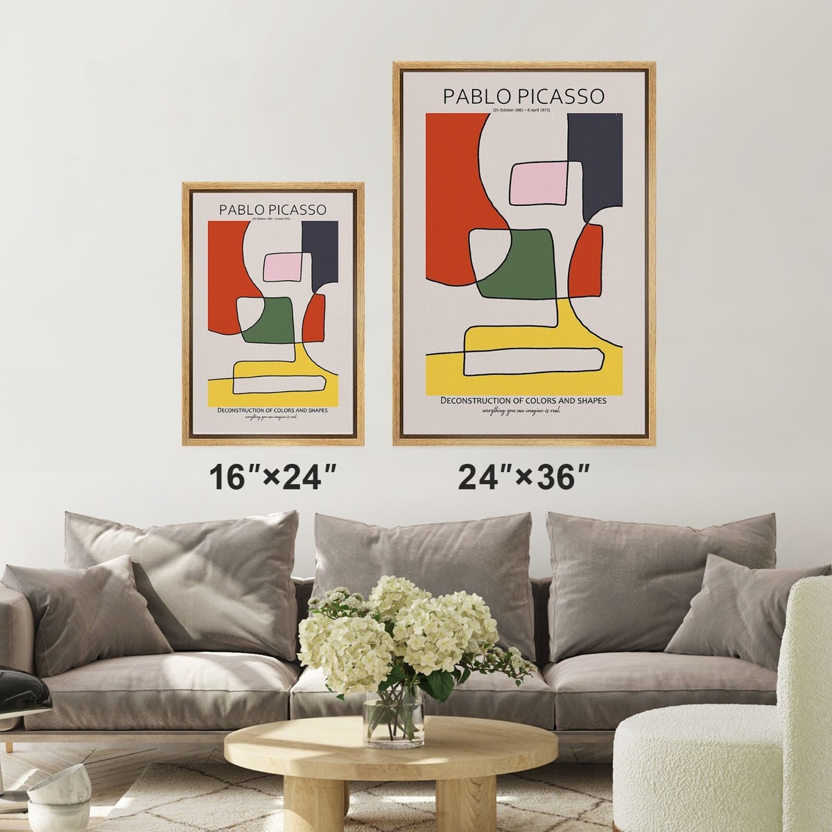 Pablo Picasso Geometric Framed Print Wall Art | eBay
