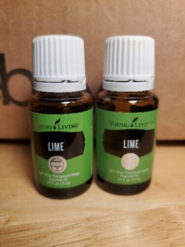 (2) Young Living Essential Oil -Lime- (15ml) New/Sealed Each Are *90% Full* - Bild 1 von 3