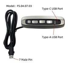 Power Recliner Lift Chair 7 Button 7 Pin Switch Hand Control Model FS.04.07.03