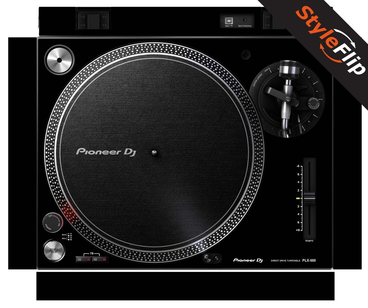 Pioneer PLX-500 | Black | Protective Decal | StyleFlip Skins | eBay