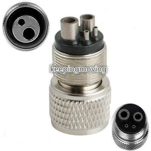 Adaptateur Pour Turbine Dentaire - 2 Trous Vers 4 Trous (Borden/Midwest) - Neuf, Marque YOLIPULI