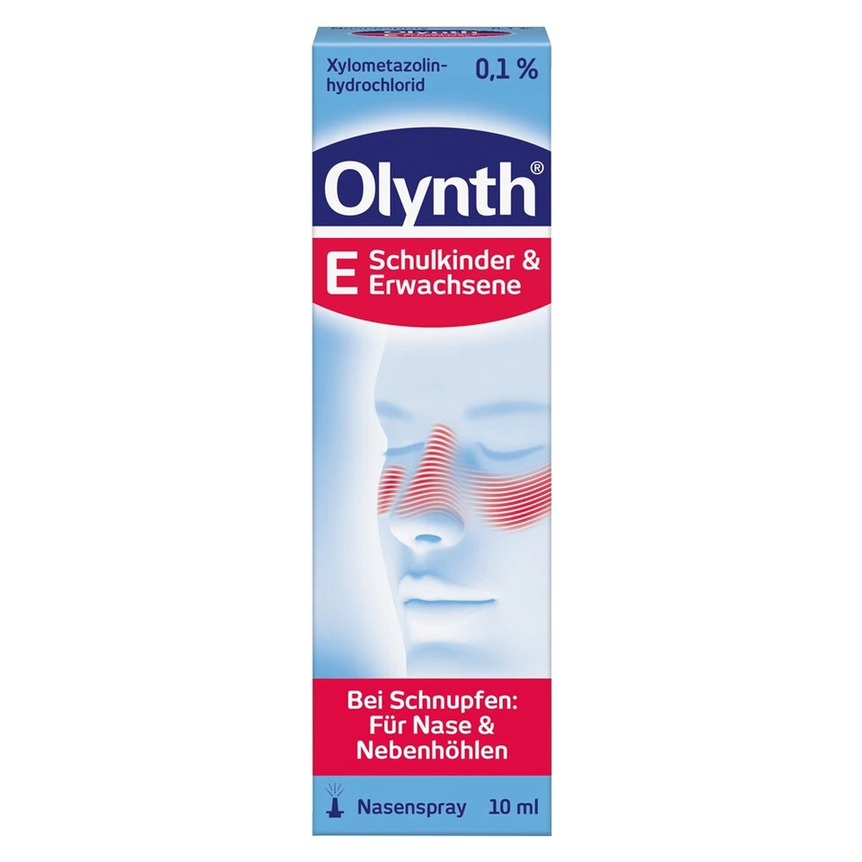 JOHNSON & JOHNSON Olynth Nasenspray 0,1% 10ml für Erwachsene Katharinenapotheke PZN 02340421