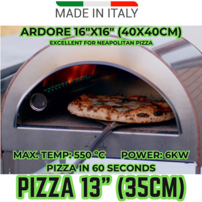 Forno a gas per pizza Ardore 40x40cm (16