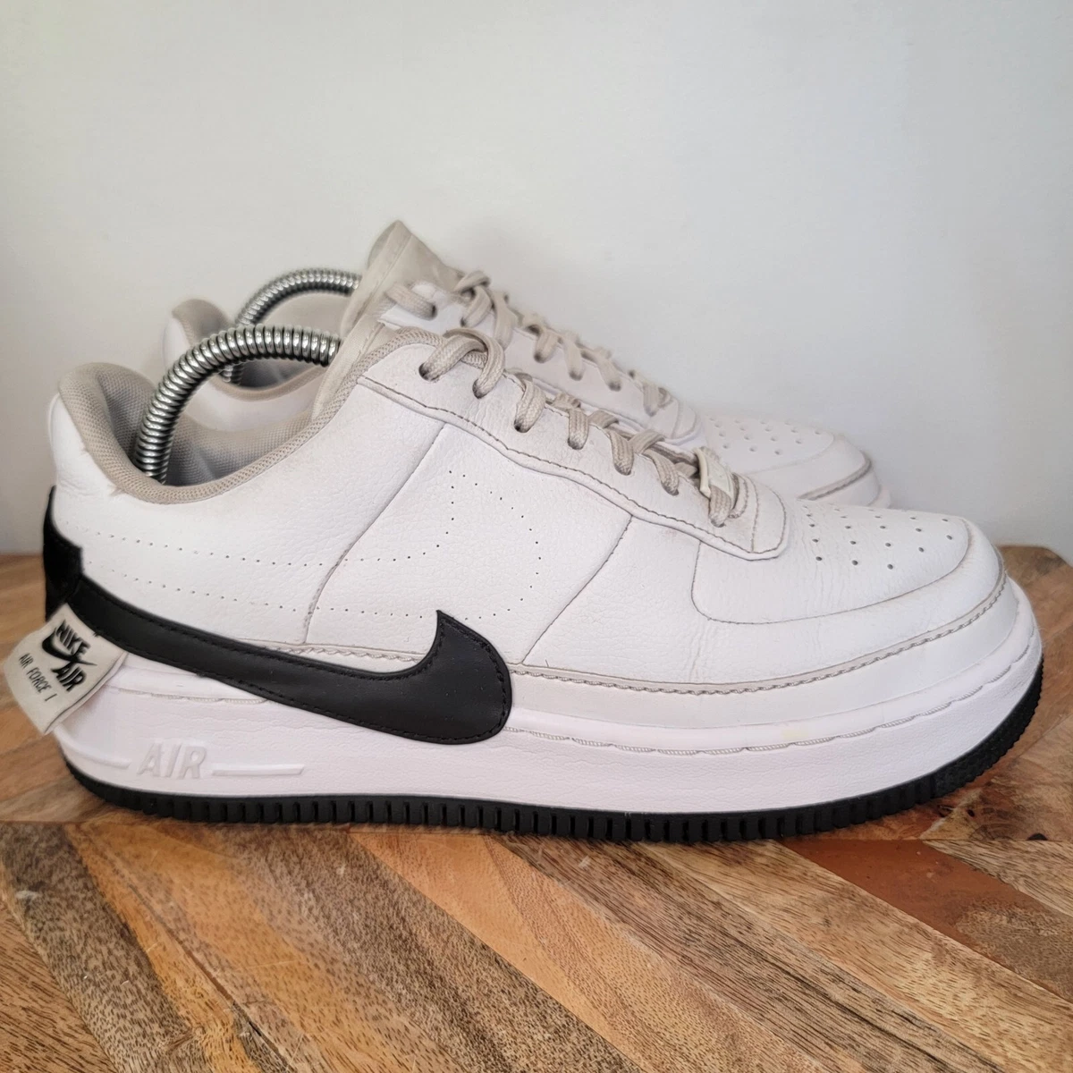 Nike AF1 Jester XX Air Force 1 White Black Sneakers AO1220-102 Women's Size 10.5