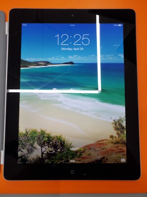       Apple iPad 3rd Gen A1416 16GB Black and Silver Tested and Working 