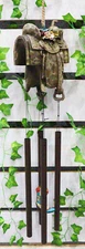 Western Country Rustic Floral Horse Saddle Cowboy Boot Decorative Wind Chime