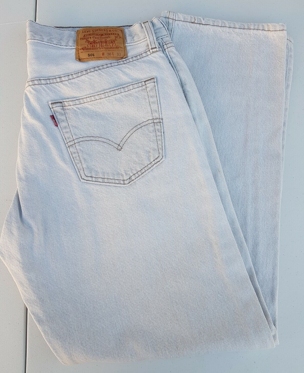 Vintage Men's Levi's 501 Jeans Size 36 x 30 (34 x 29) made in USA