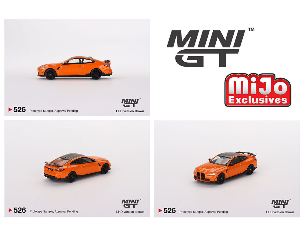 MINI GT #526 - FIRE ORANGE - BMW M4 M-PERFORMANCE (G82) - LHD