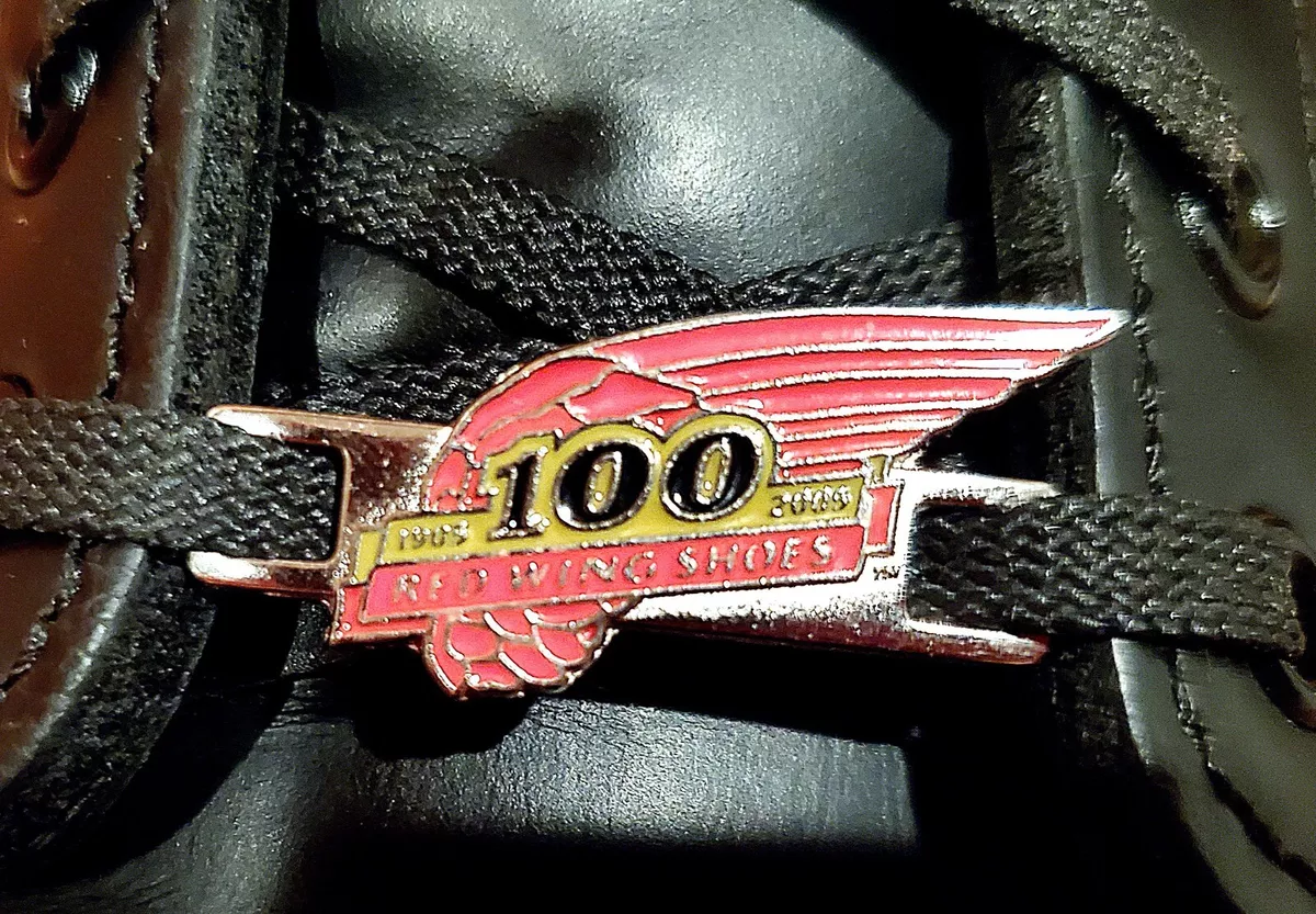 Red Wing 100th Anniversary 8283 Black Chrome Moc Toe Size 7.5D