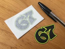 Shane "Shakey" Byrne Race Number 67 - (2014) - Very Small Pair - UK SELLER